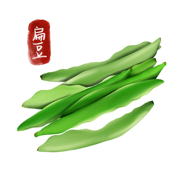 手绘百草植物免抠元素素材83