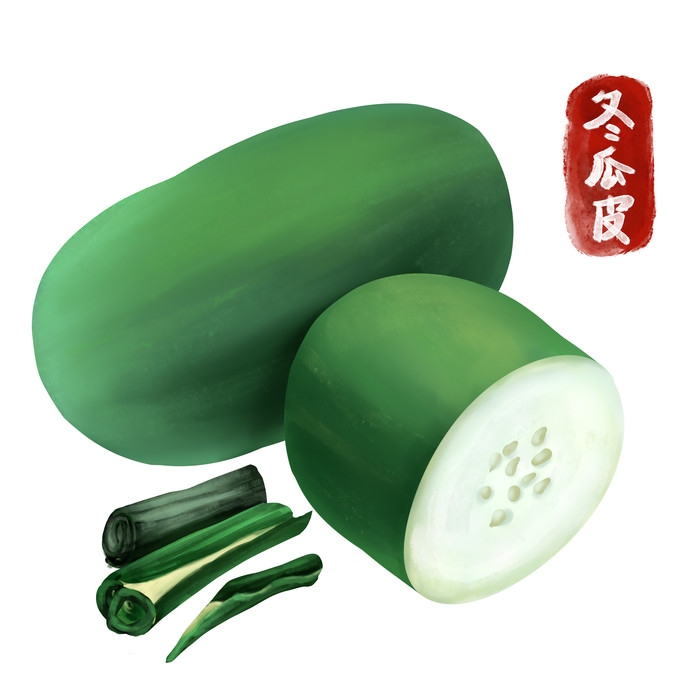 手绘百草植物免抠元素素材91