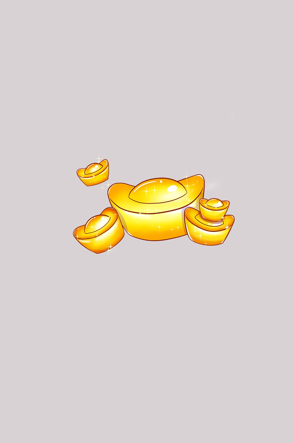 金元宝免抠素材插画元素136