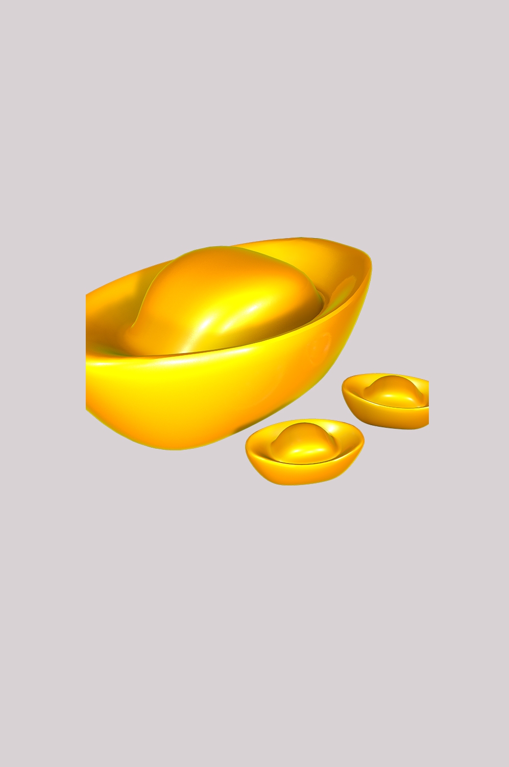 金元宝免抠素材插画元素53