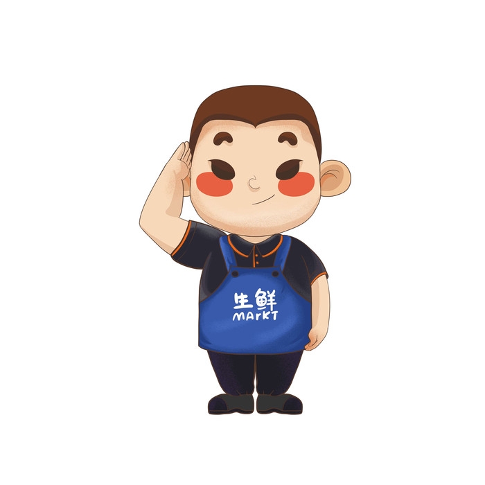 职业人物卡通造型警察医生保安教师13