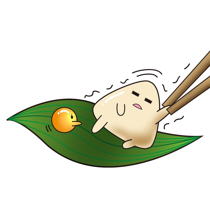 端午佳节卡通粽子龙舟快乐元素素材18