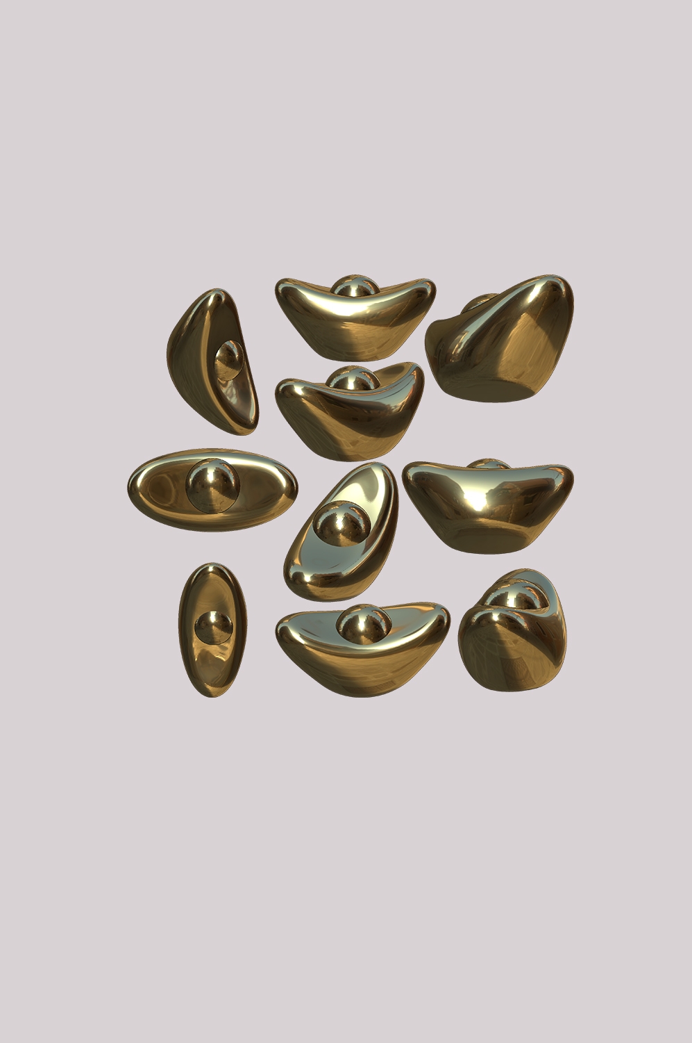 金元宝免抠素材插画元素91