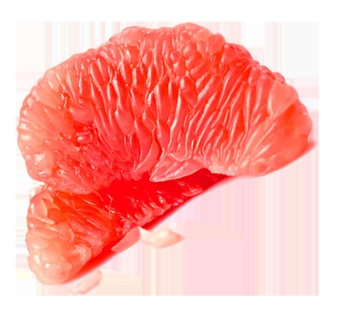 剥皮切开柚子免抠素材7