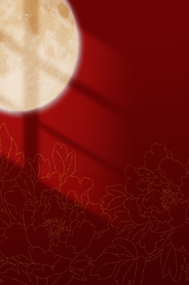 红色素材海报背景图竖版中国红110
