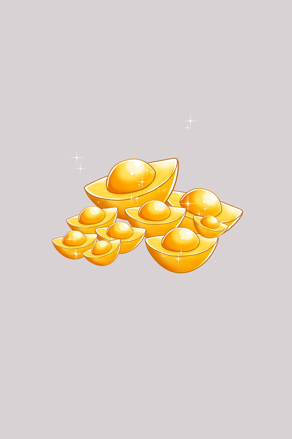 金元宝免抠素材插画元素138