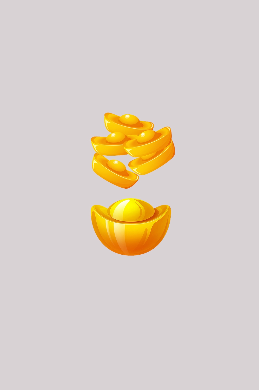 金元宝免抠素材插画元素102