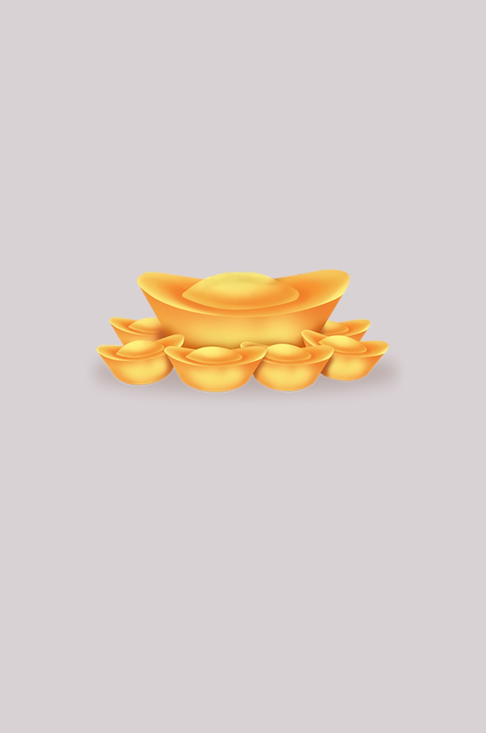 金元宝免抠素材插画元素85