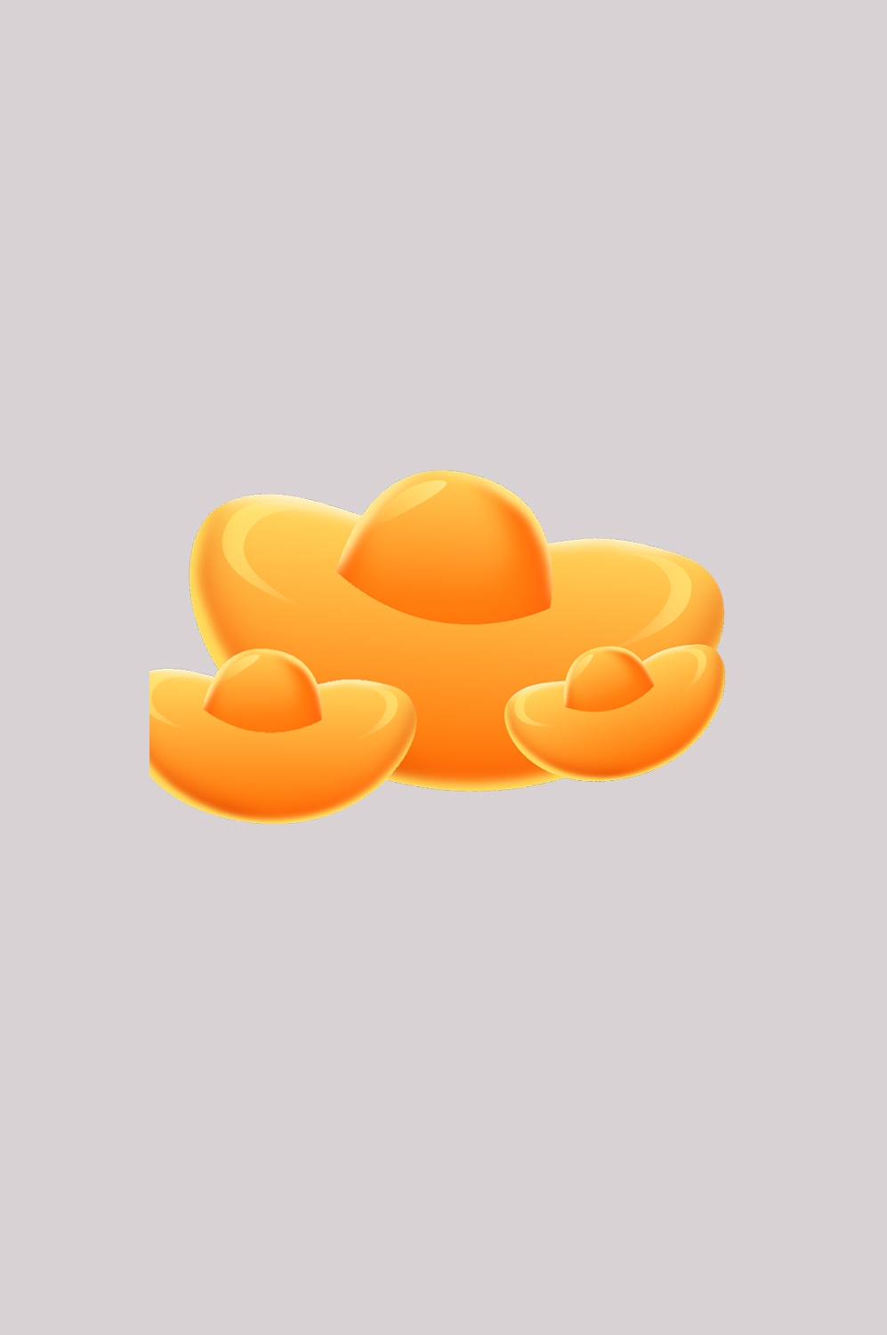 金元宝免抠素材插画元素121