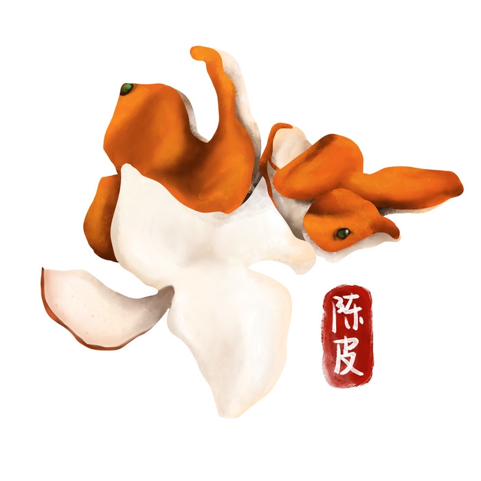 手绘百草植物免抠元素素材14