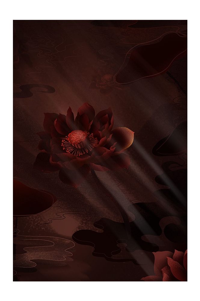 国潮风插画背景素材88