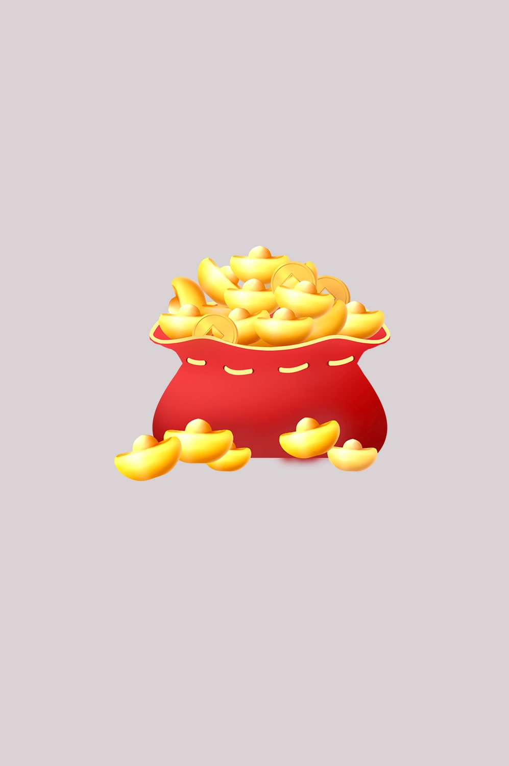金元宝免抠素材插画元素79