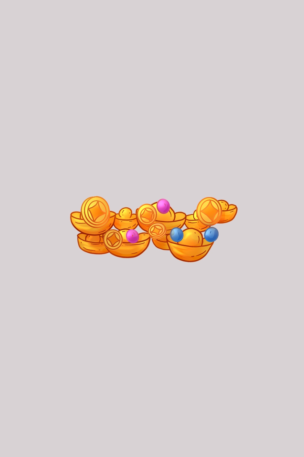 金元宝免抠素材插画元素8