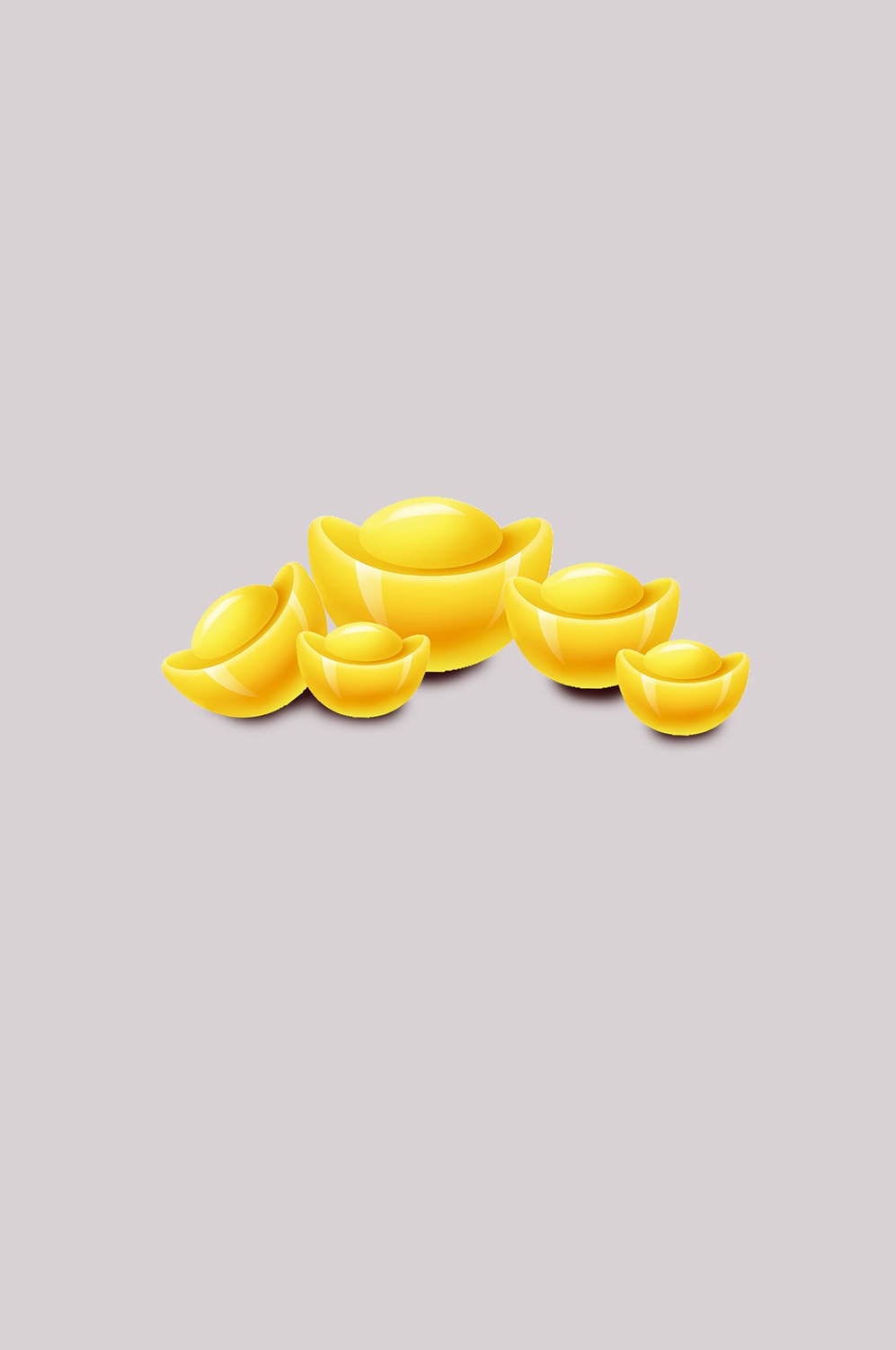 金元宝免抠素材插画元素22