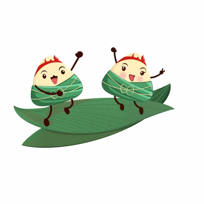 端午佳节卡通粽子龙舟快乐元素素材94