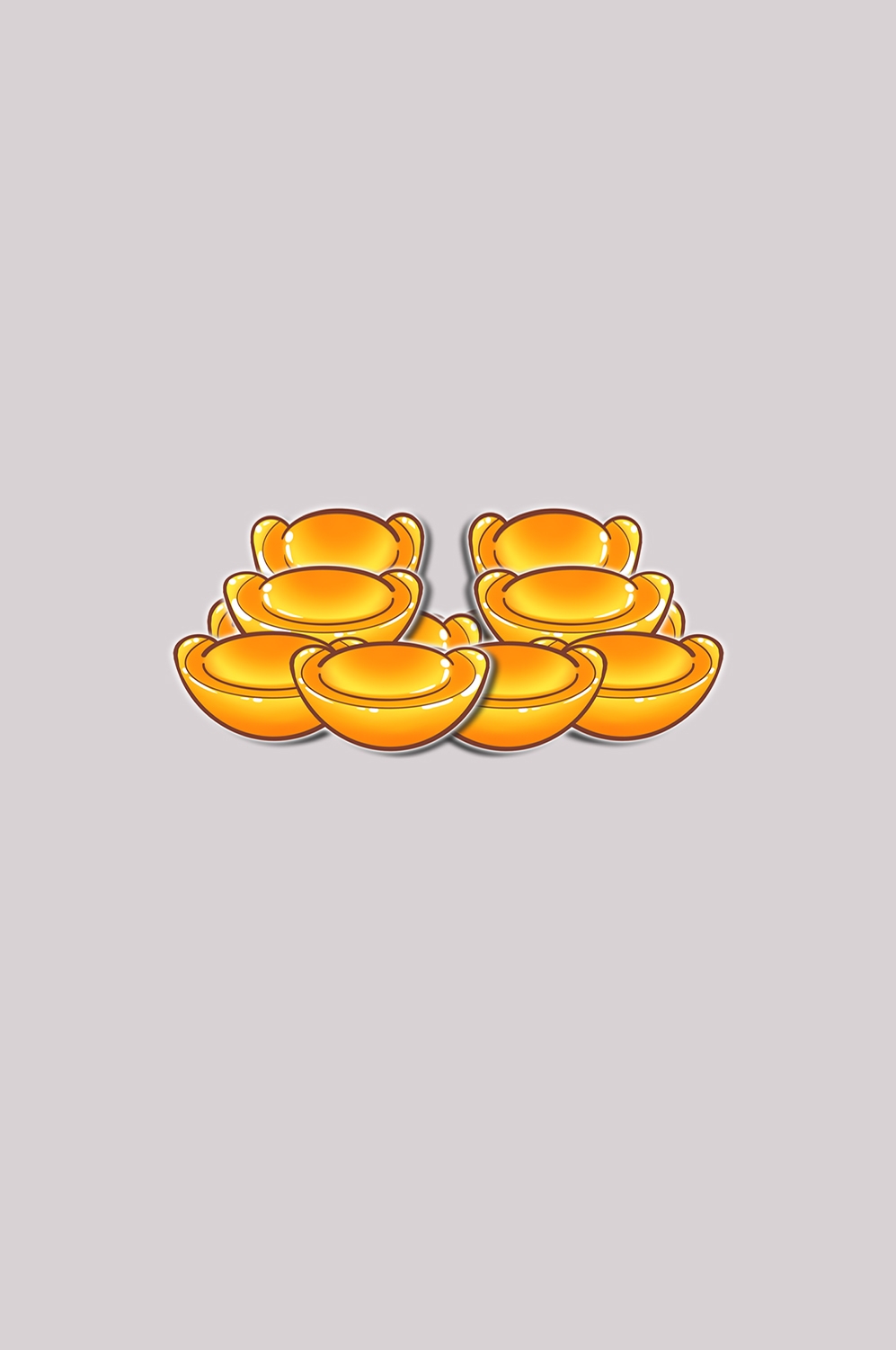 金元宝免抠素材插画元素37