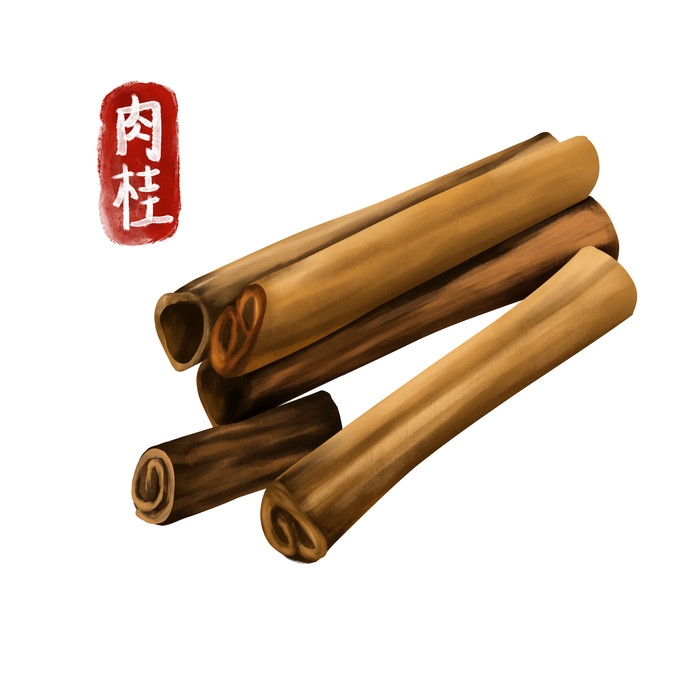 手绘百草植物免抠元素素材54