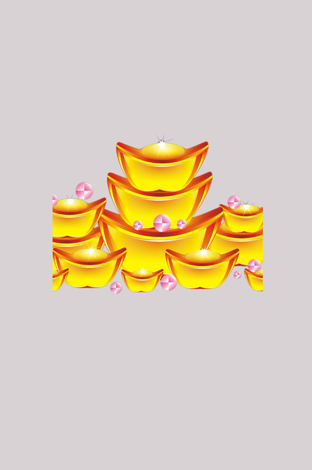 金元宝免抠素材插画元素63