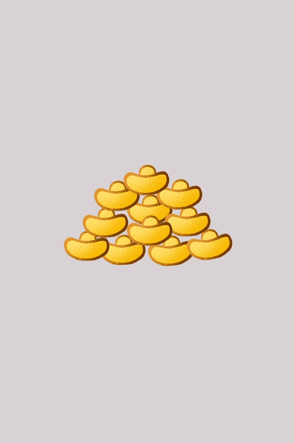 金元宝免抠素材插画元素52