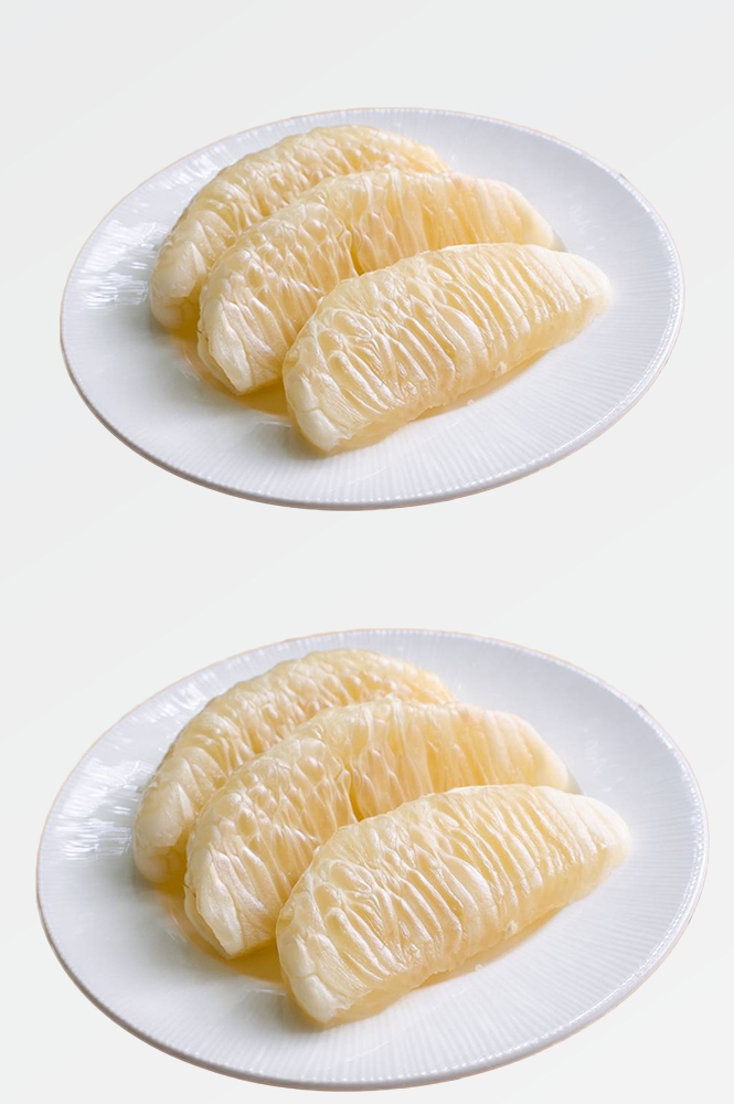 剥皮切开柚子免抠素材45
