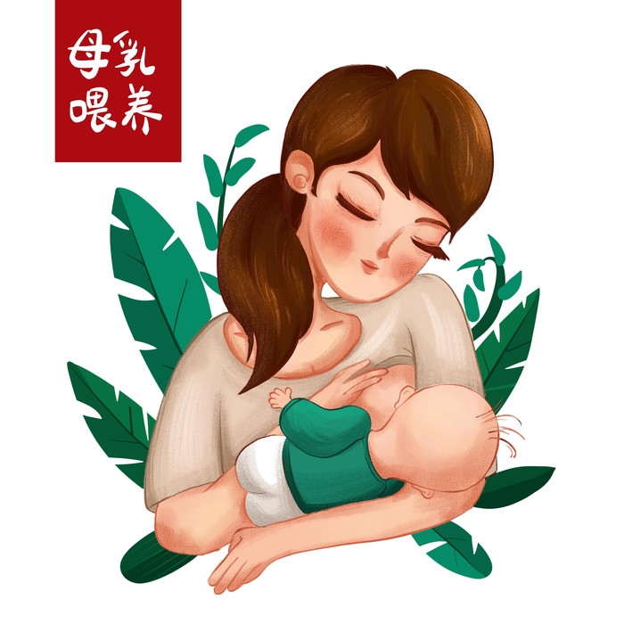 母亲节免抠元素插画1