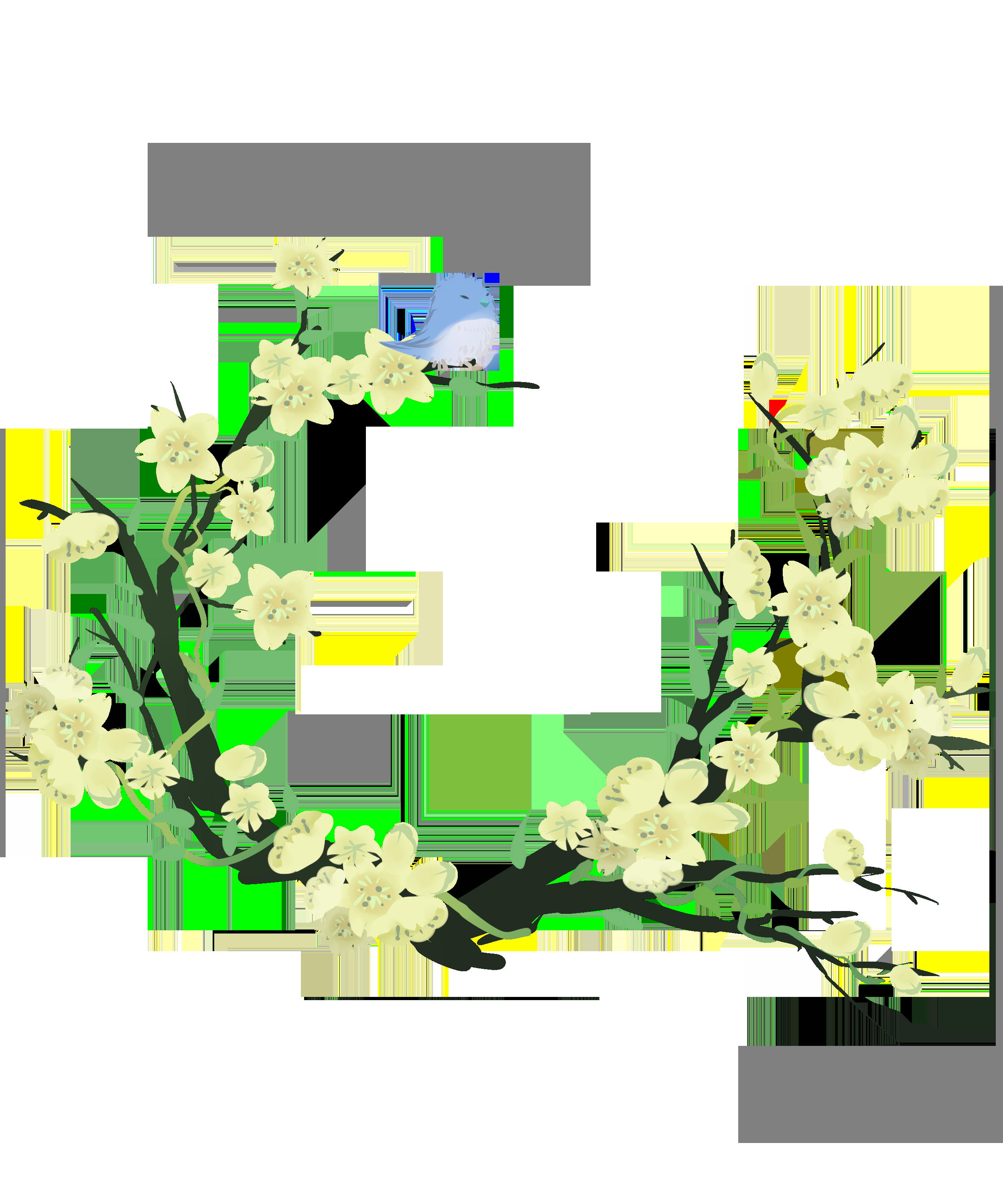 迎春花免抠元素14