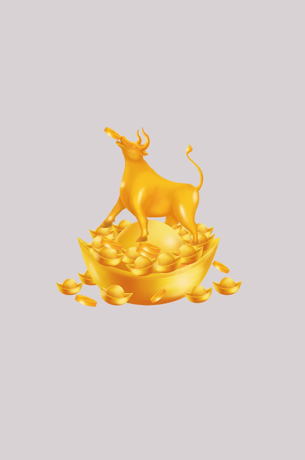 金元宝免抠素材插画元素80