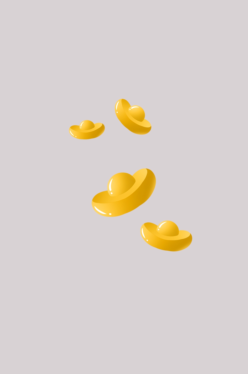 金元宝免抠素材插画元素49