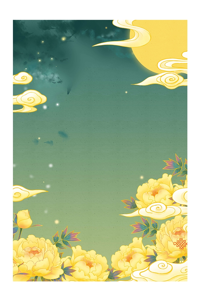 国潮风插画背景素材84
