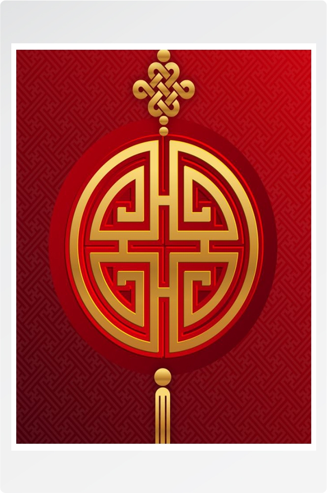 红色素材海报背景图竖版中国红100