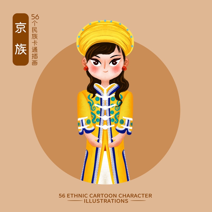 卡通少数民族人物24