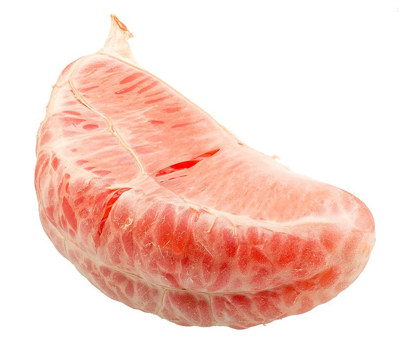 剥皮切开柚子免抠素材18