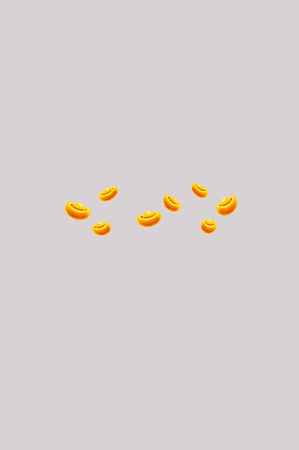 金元宝免抠素材插画元素25