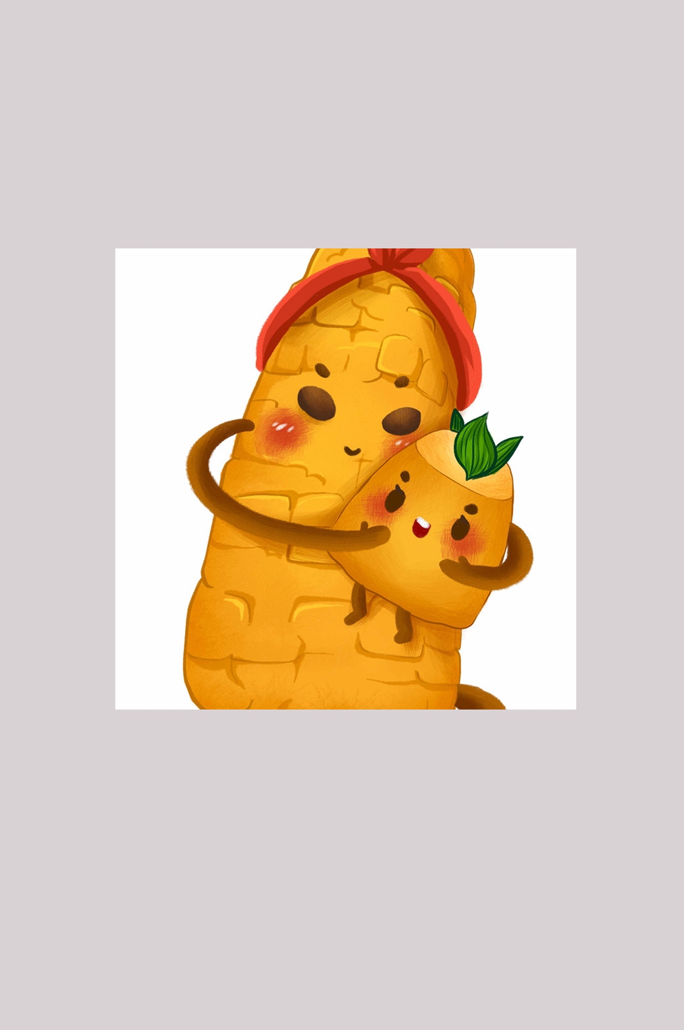 玉米卡通造型元素7