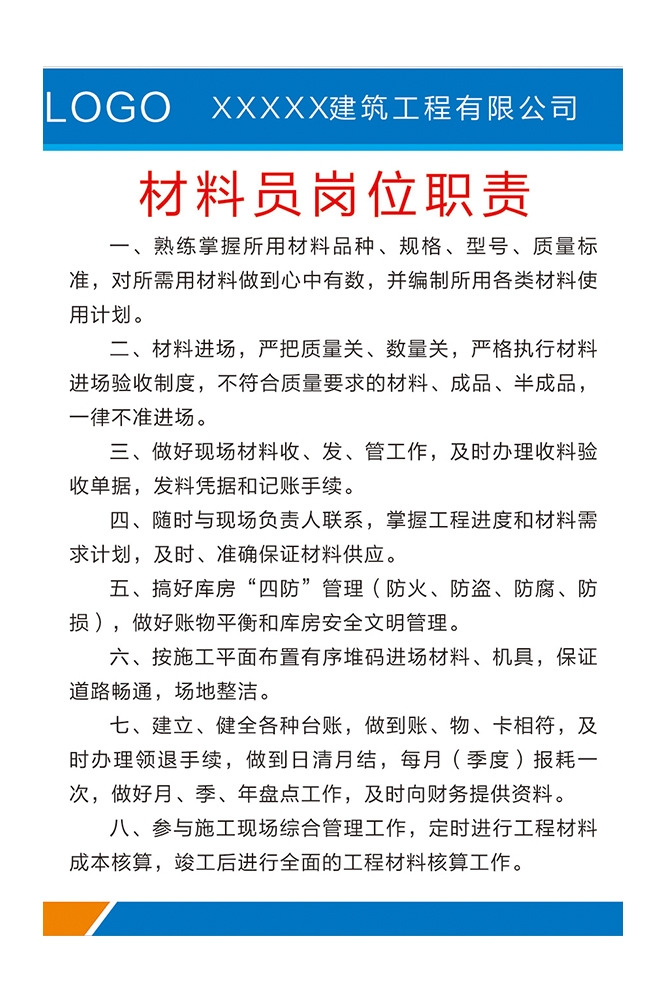 工地安全工地职责知识漫画素材CDR17