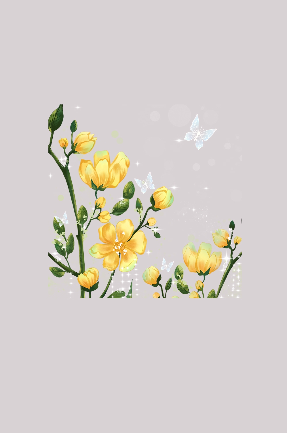 迎春花免抠元素46