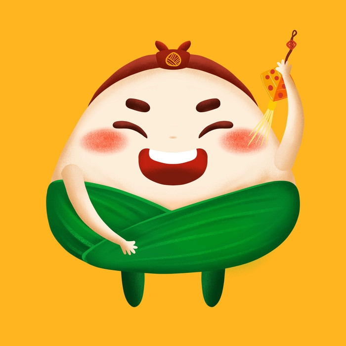 端午佳节卡通粽子龙舟快乐元素素材61