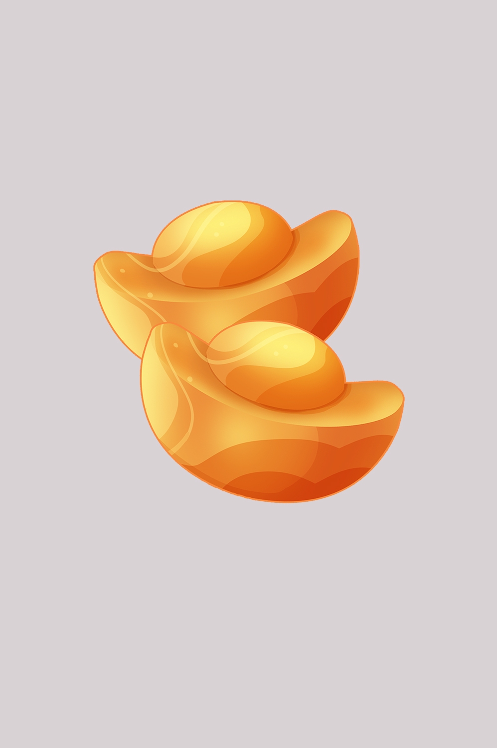 金元宝免抠素材插画元素5