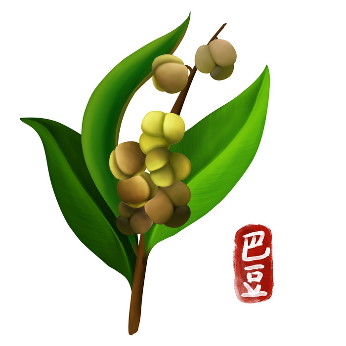 手绘百草植物免抠元素素材67