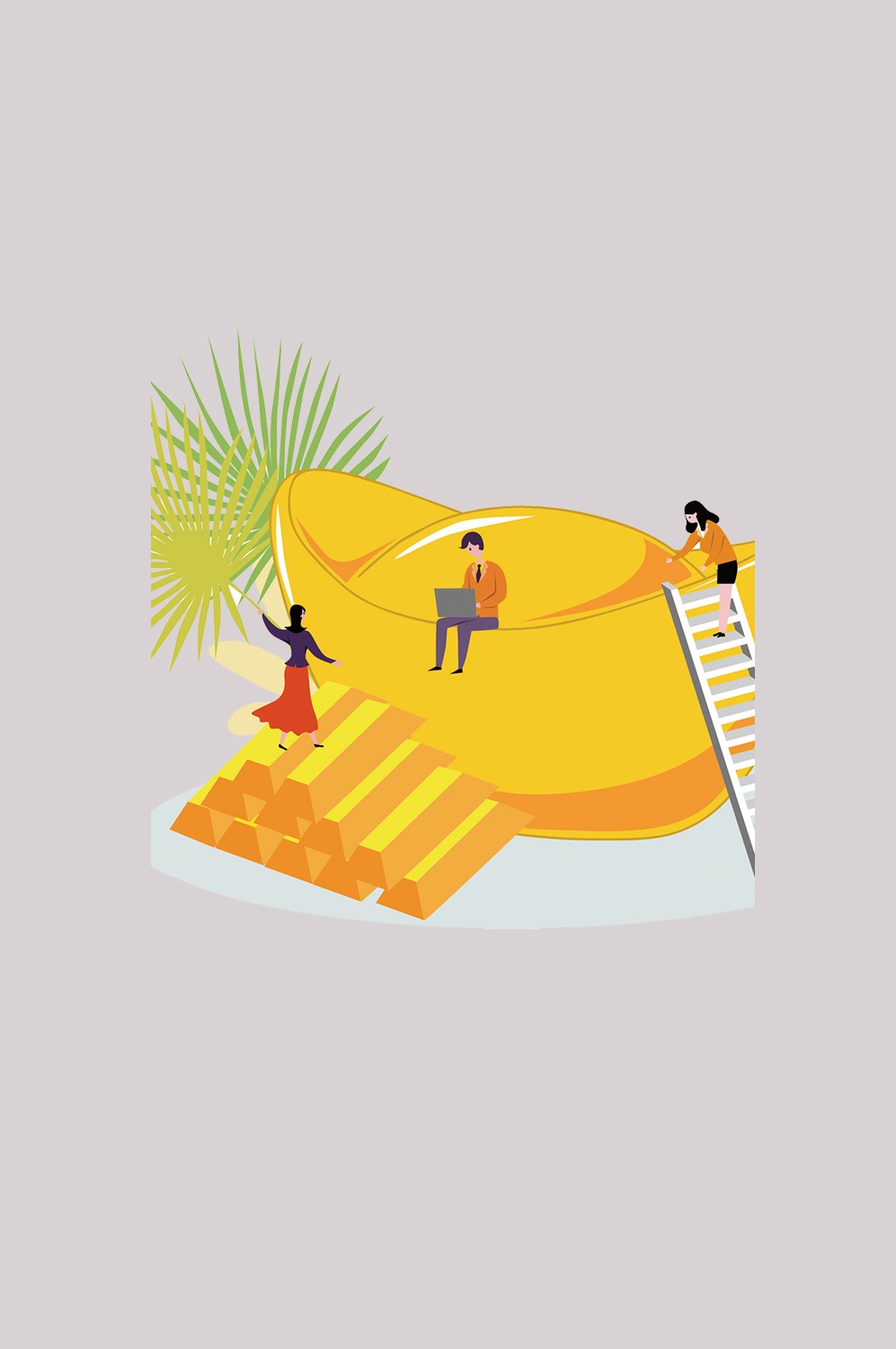 金元宝免抠素材插画元素88