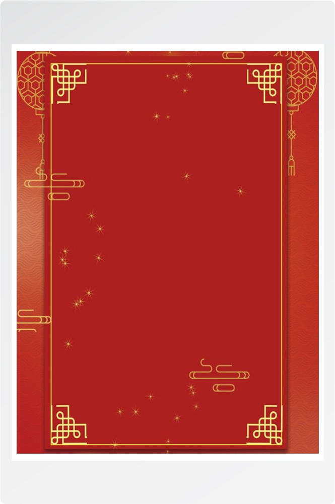 红色素材海报背景图竖版中国红171