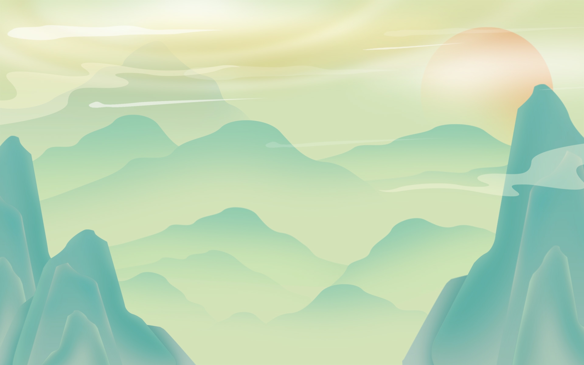 国潮风插画背景素材16