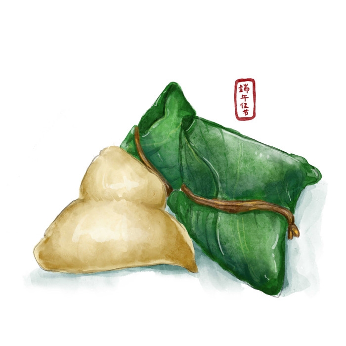 端午佳节卡通粽子龙舟快乐元素素材57