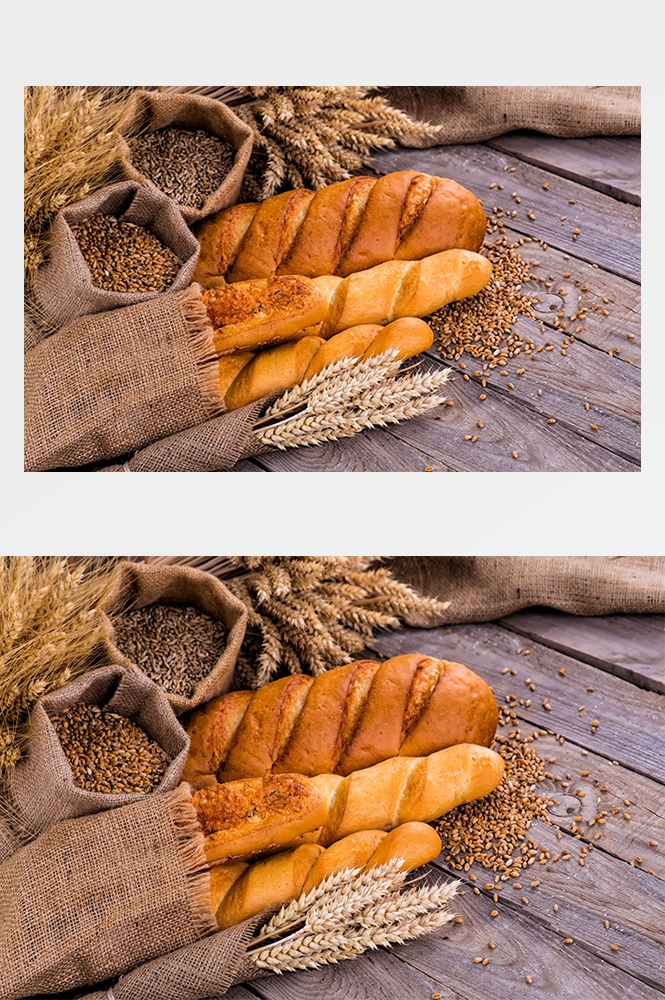 高清美食菜品菜谱JPG图片烤面包图库美工设计喷绘打印合成素材