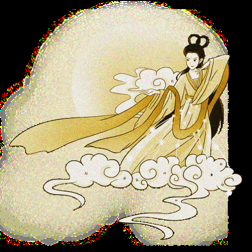 卡通嫦娥仙女中秋节免抠素材装饰元素126