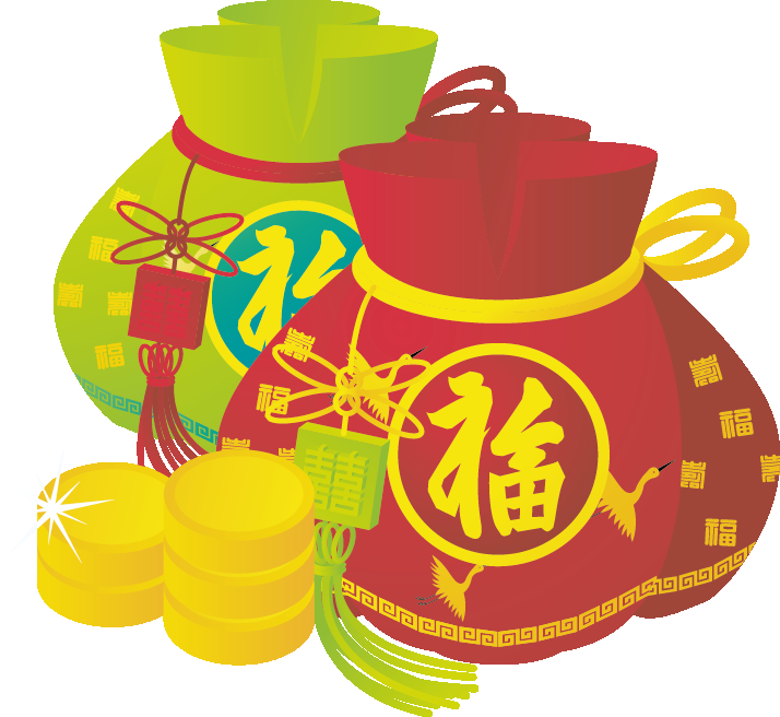 福袋钱袋插画图片装饰元素免抠素材47