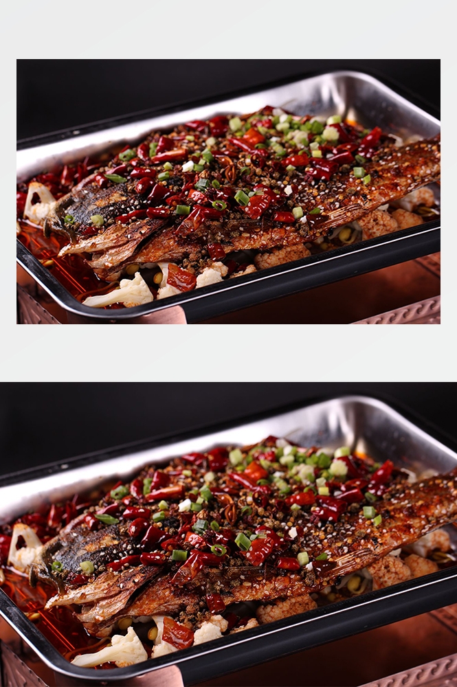 高清美食菜品菜谱JPG图片香辣烤鱼烧烤美工设计喷绘打印合成素材 (12)