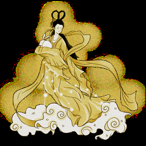 卡通嫦娥仙女中秋节免抠素材装饰元素127