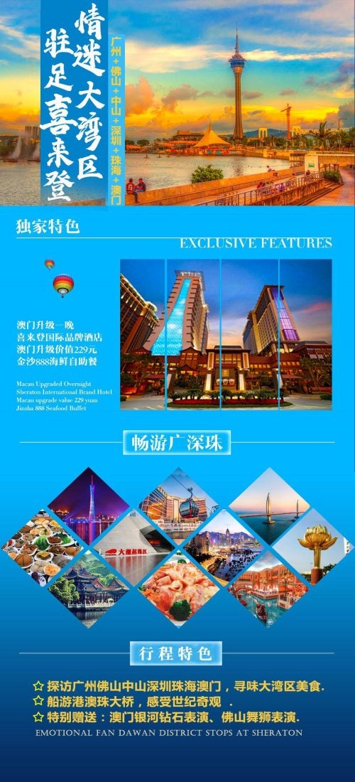 广东广州深圳港珠澳潮汕湛江惠州旅游海报38