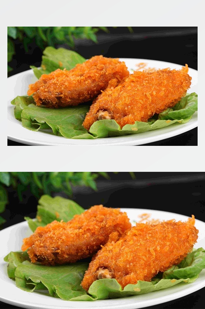 高清美食菜谱图片炸鸡腿鸡翅鸡块美工设计素材